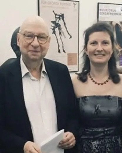 Liana Vlad with Aribert Reimann